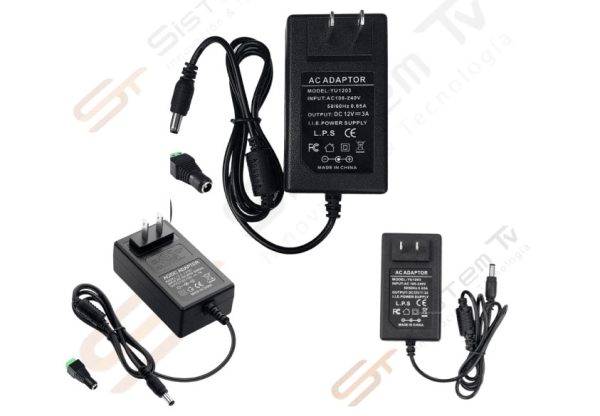 Adaptador ac dc fijo 12 voltios 3 amperios