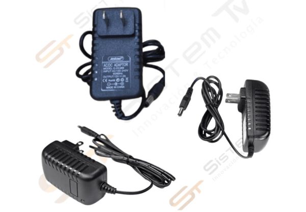 Adaptador ac dc fijo 12 voltios 1.5 amperios