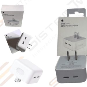 Adaptador de poder usb-c+c 35w Power