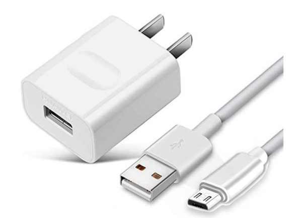 Cargador blanco marca huawei