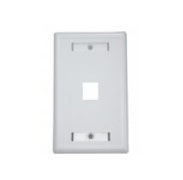 Face place tapa 4rj1 plastica 1 puerto rj45