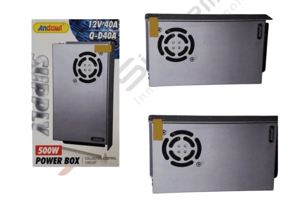 Fuente Swi-tchada 12 Voltios 40 Amp Q-d40a-12v 40 A Power Box 500w Con Ventilador