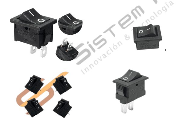 Kcd11-101 Interruptor De Apagado Y Prendido 2 Pines Color Negro