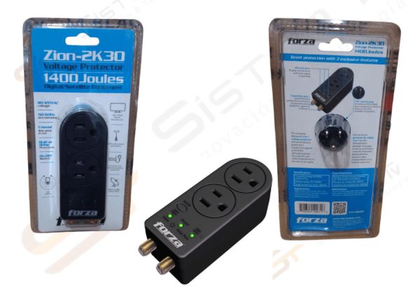 Regulador Protector De Voltaje Marca Forza Zion-2k30 110120vac