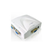 Splitter vga 4 puertos plastico 250mhz