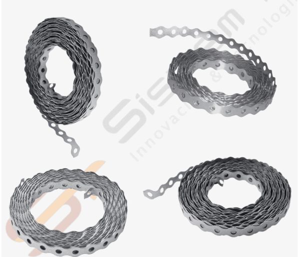 Cinta de montaje perforada 12x0.7mm 1omb tm1010 5 metros