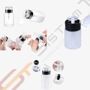 Dispensador frasco para alchool de limpieza de fibra óptica