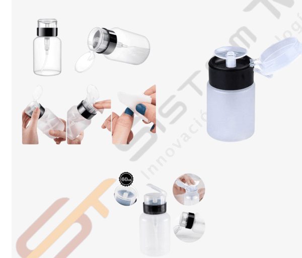 Dispensador frasco para alchool de limpieza de fibra óptica