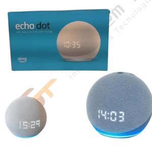 Parlante inteligente Alexa Echo Dot 5ta generación con reloj