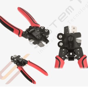 Prensado de pelacables de fibra óptica alicates de corte